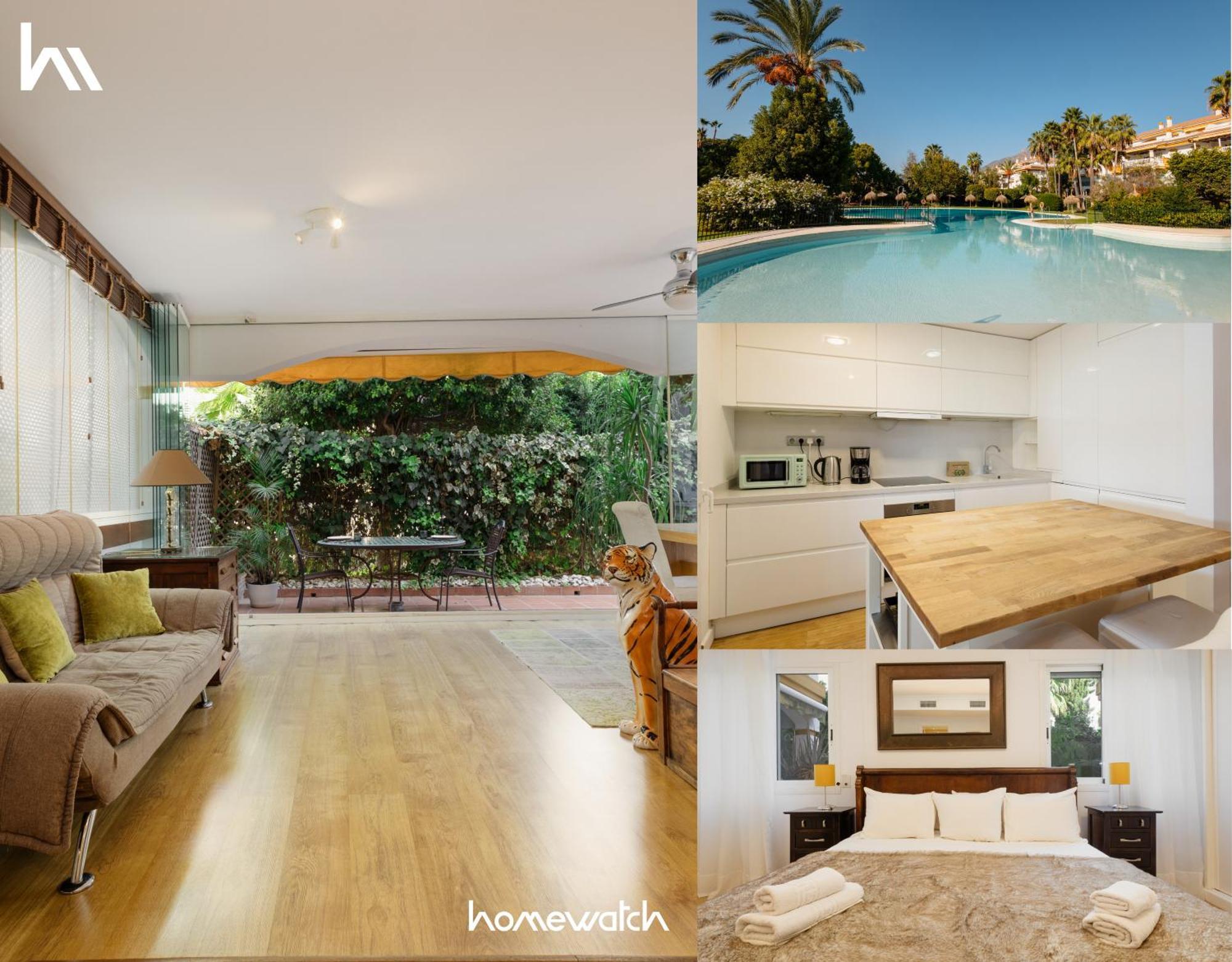 Ground Floor Holiday Apartment With Terrace And Pool In Puerto Banus, מארבלה מראה חיצוני תמונה